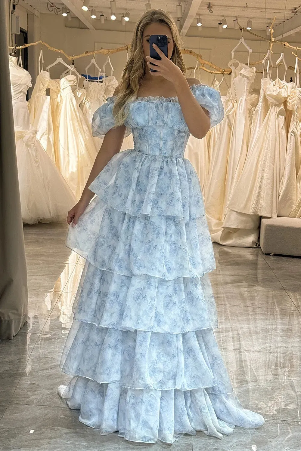 A Line Off The Shoulder Long Prom Dress Elegant Evening Party Dress Formal Gowns