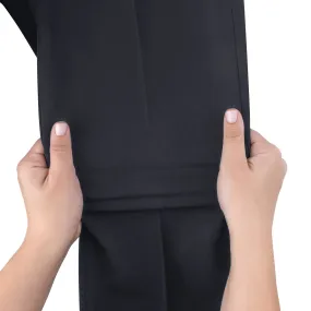 boys black luxury dress pants