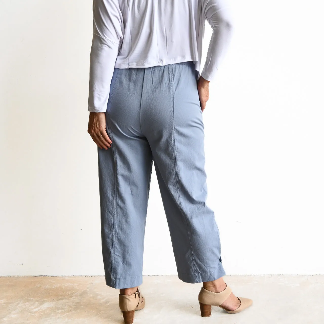 Button Cuff Cotton Trouser