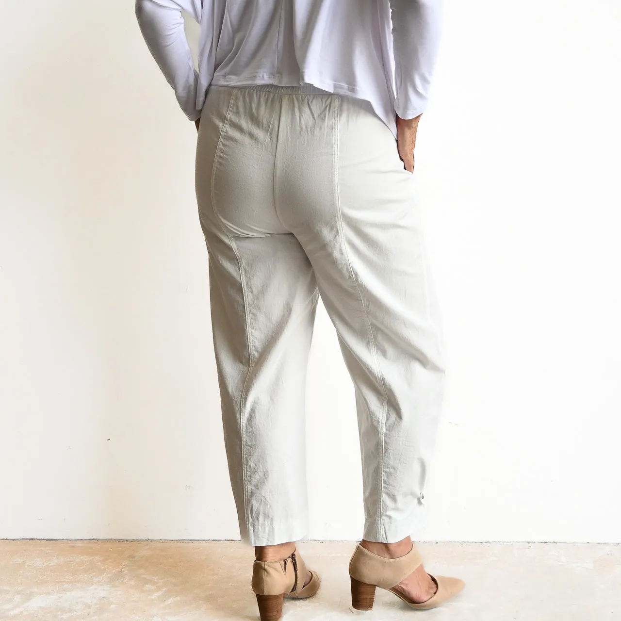 Button Cuff Cotton Trouser