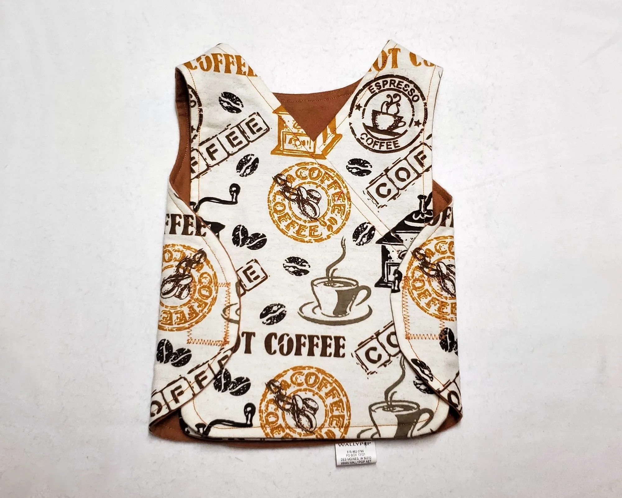 Coffee NICU smock. 5-8 lb. Ready to Ship.