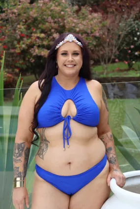 DAISY Bottoms - Mid Waist -  Blue