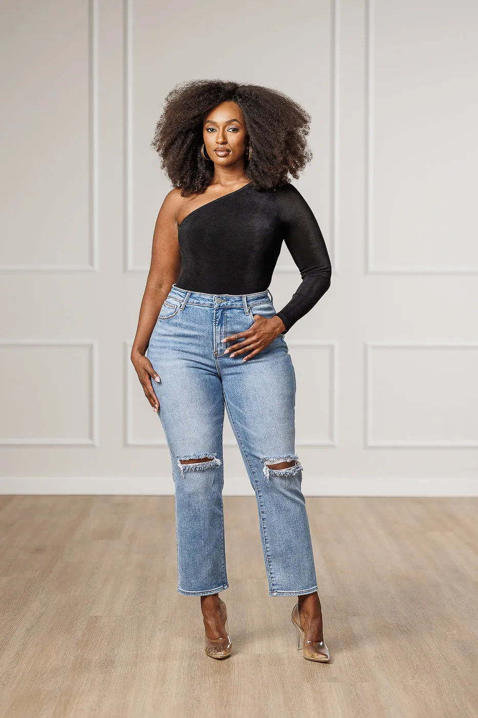 FINAL SALE - Everest Ripped Straight Jeans