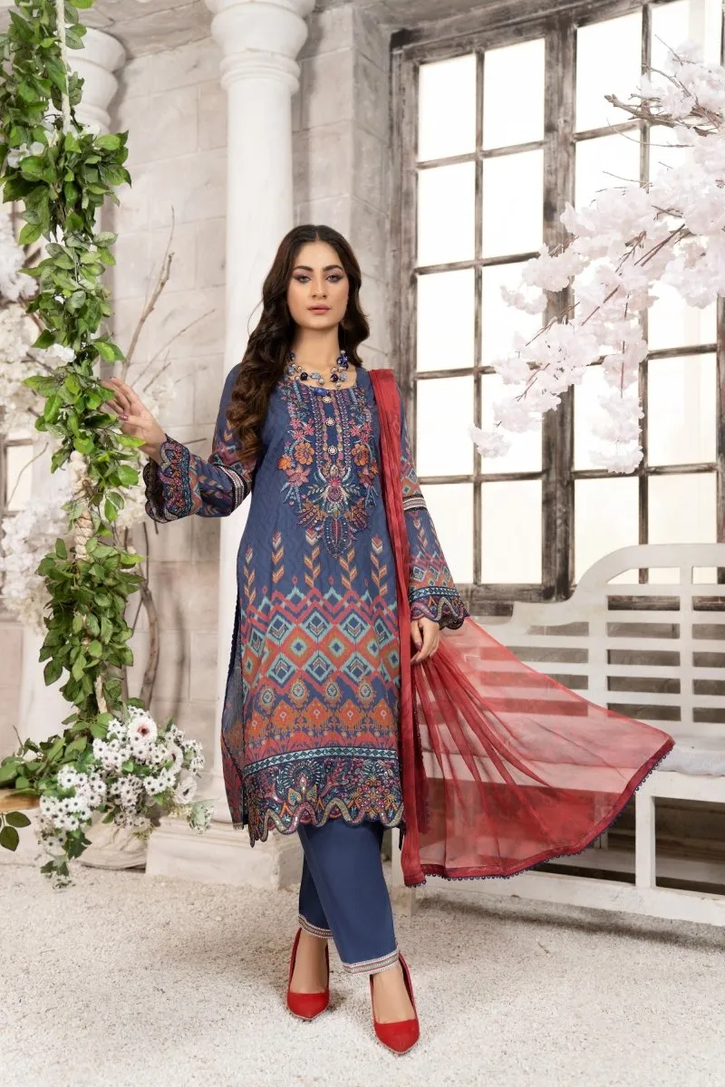 Munira Cambric 3 Piece Suit MUN504