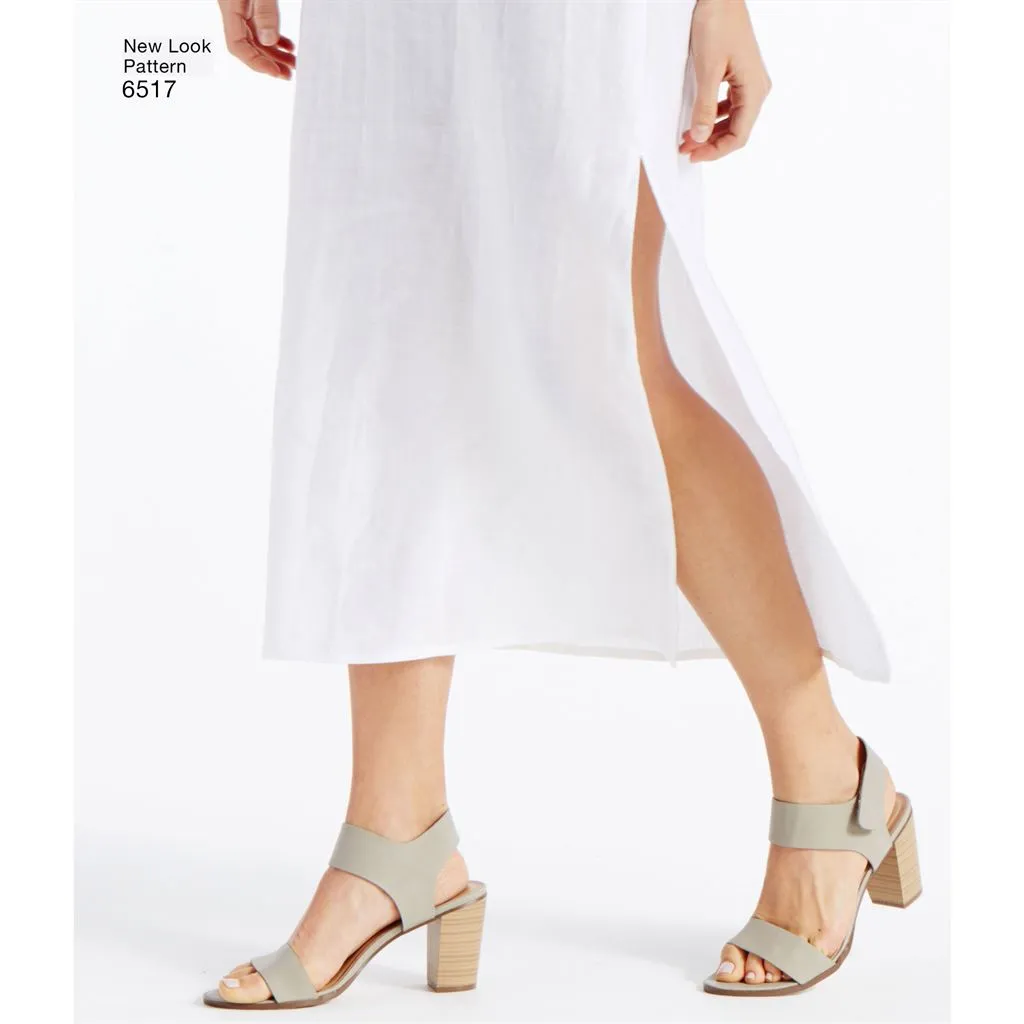 New Look Pattern 6517 Women's   Dress, Tunic, Top, Pants, and Scarf