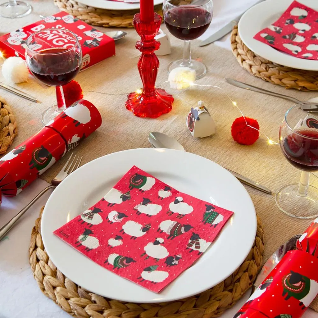 Sheep Print Paper Napkins