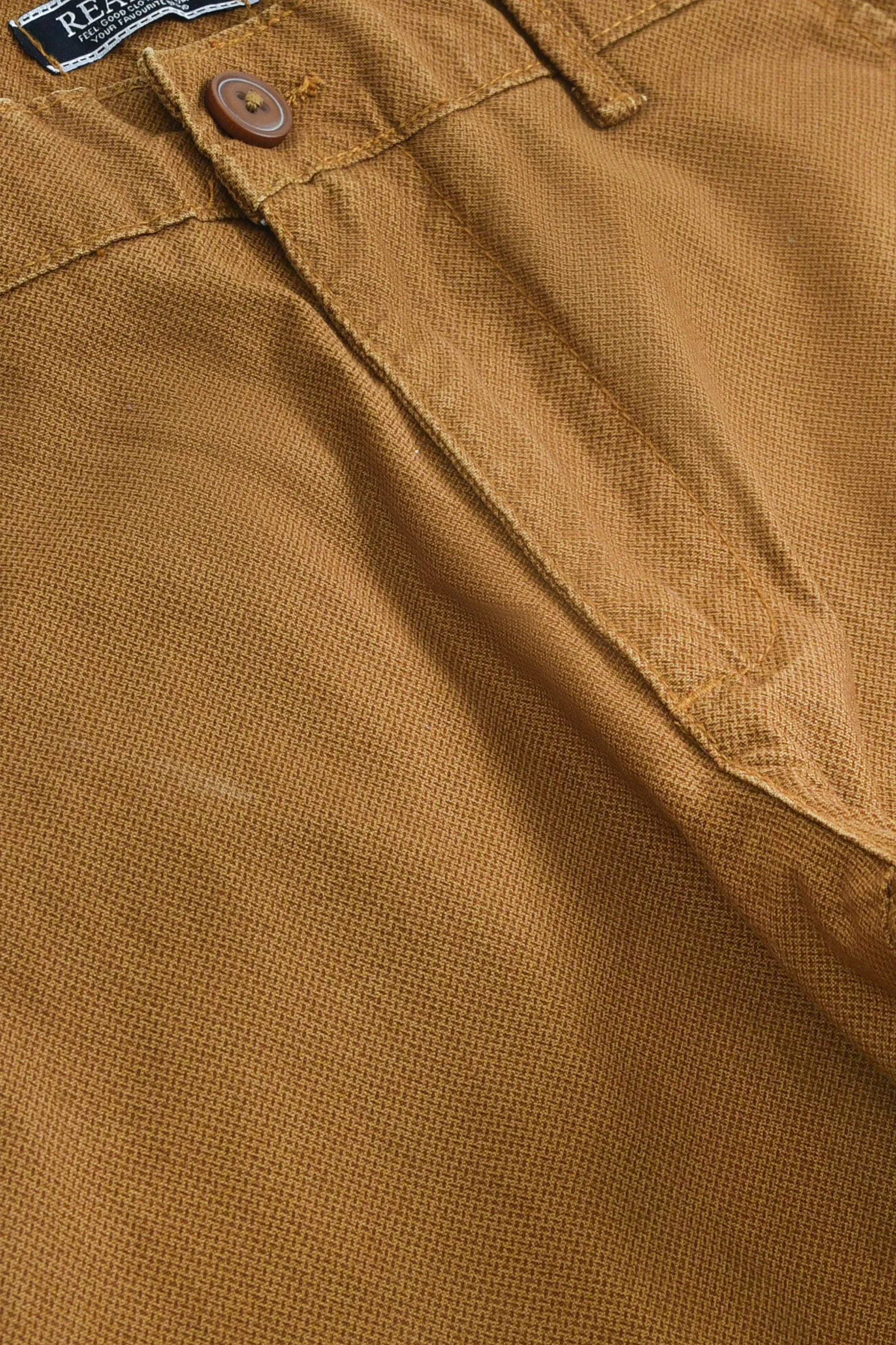 Slim Fit Cotton Pant Dark Brown